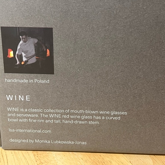 LSA Clear Red Wine Glasses, Set of 2 BNIB - Picture 9 of 11